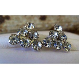 Rhinestone Earrings Estate Jewelry Bridal Wedding